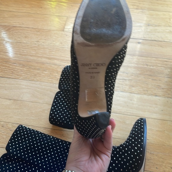 Jimmy Choo "Tari" Black Suede Mid Calf Boot - Picture 9 of 9